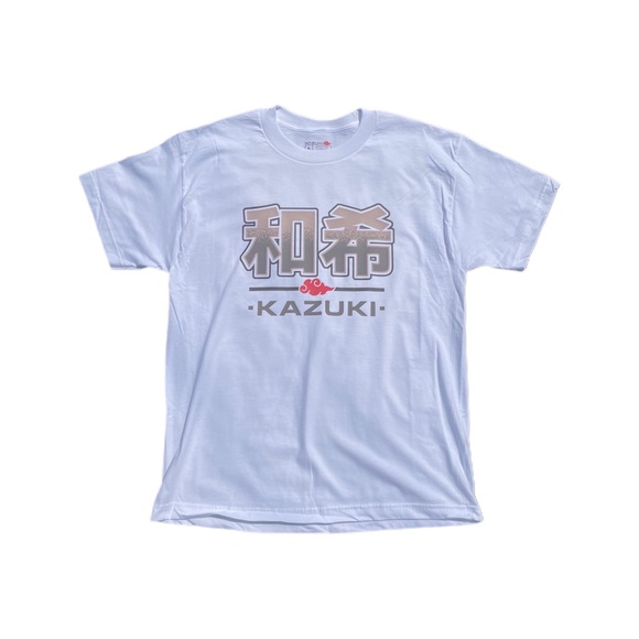 Kazuki Kanji Tee; S-XL, 100% ring-spun cotton, available in black & white - Picture 4 of 4
